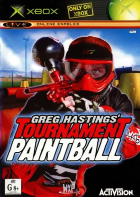 Greg Hastings Tournament Paintball (USA) box cover front